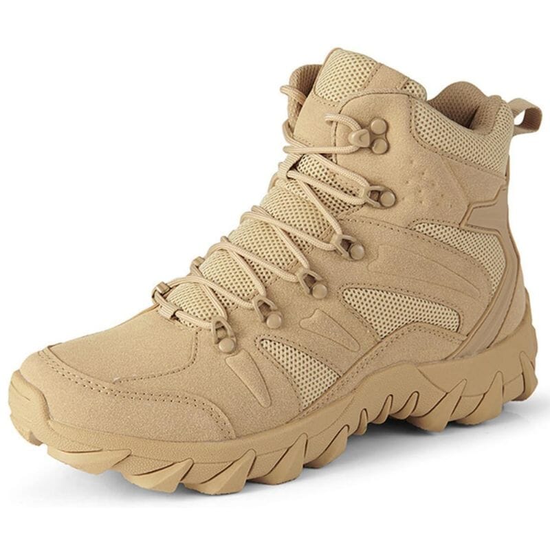 Bota de Couro Legitimo Masculina  Militar Confortável