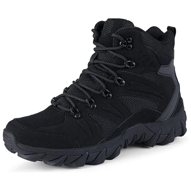 Bota de Couro Legitimo Masculina  Militar Confortável